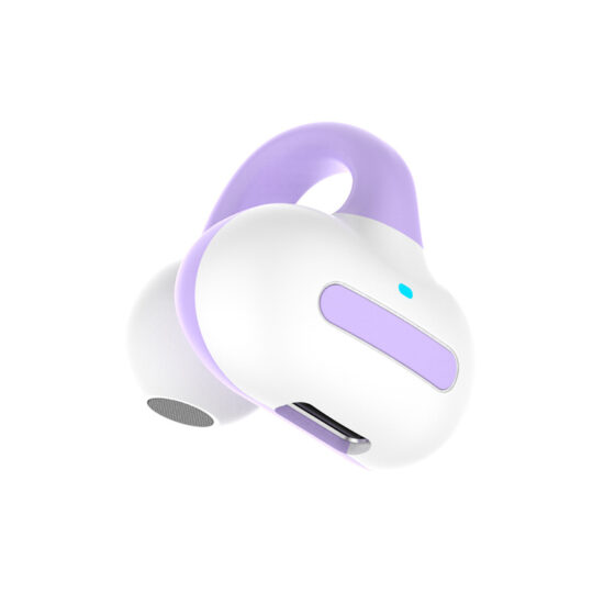 MS8 Bluetooth Earphone with Open-Ear Clip Design and Charging Case