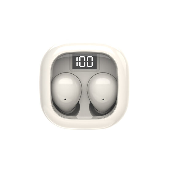 Mini Sleep Bluetooth Earbuds with LED Display and Noise Cancelling Design