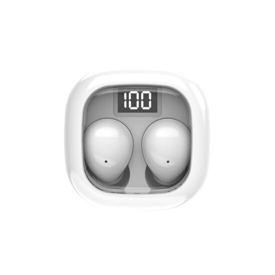 Mini Sleep Bluetooth Earbuds with LED Display and Noise Cancelling Design