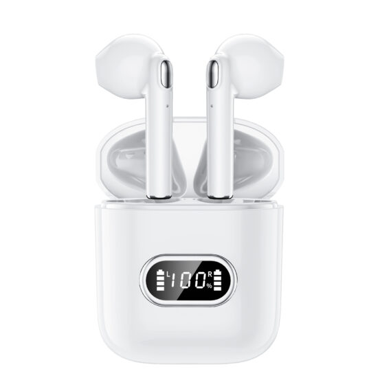 ENC Noise Cancelling Bluetooth Earbuds with Digital Battery Display

