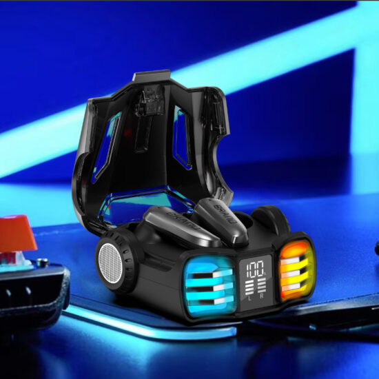 Wireless Bluetooth TWS earbuds with ANC and low latency for gaming