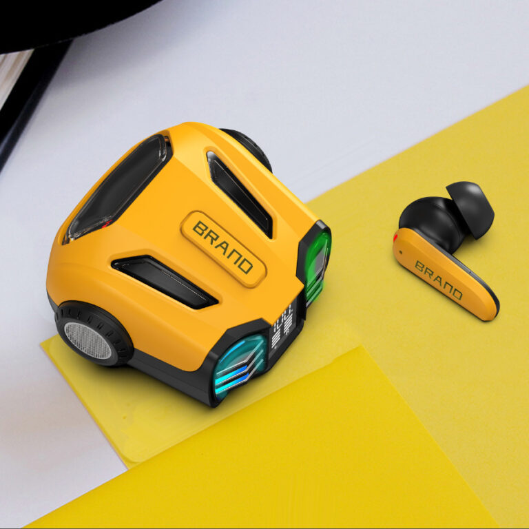 Wireless Bluetooth TWS earbuds with ANC and low latency for gaming
