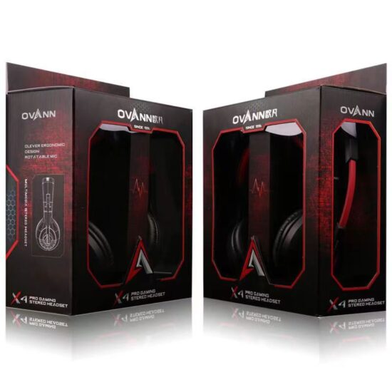 OVAN X4 Over-Ear Wired Gaming Headset with Microphone for PC and LOL
