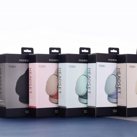 P-2961 Bluetooth Wireless Over-Ear Headphones with Long Battery Life and Stereo Sound