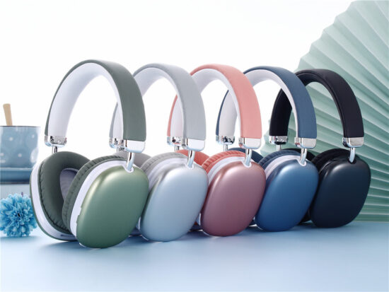 P-2988 Bluetooth Over-Ear Headphones with Long Battery Life and Stereo Sound