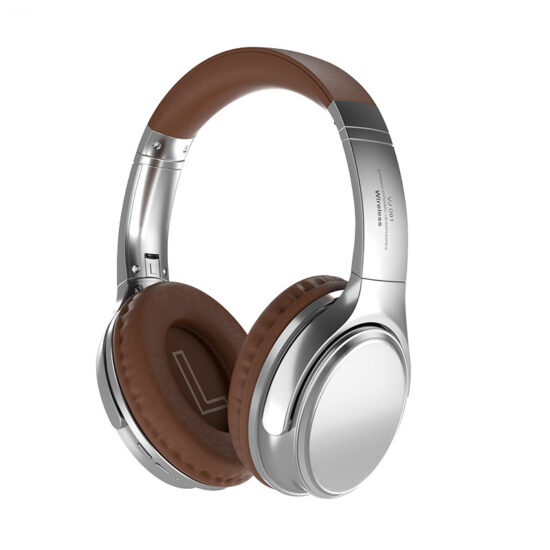 Retro Foldable Bluetooth Over-Ear Headphones with TF Card Slot and Noise Cancellation