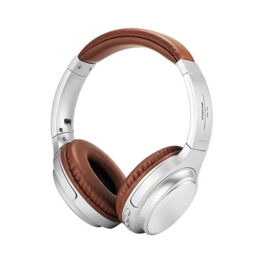 Retro Foldable Bluetooth Over-Ear Headphones with TF Card Slot and Noise Cancellation