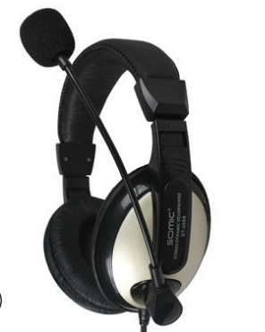 SENLI 2688 Over-Ear Wired Educational Headset with Mic for Online Learning