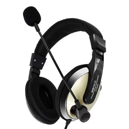 SENLI 2688 Over-Ear Wired Educational Headset with Mic for Online Learning