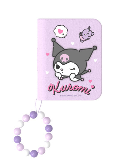 Sanrio Kuromi Cute Bluetooth Earbuds with Charging Book Case – Noise Cancelling In-Ear Headphones