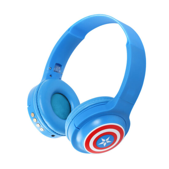 Marvel-Themed Bluetooth Gaming Headphones with Hulk, Spider-Man, Iron Man Design