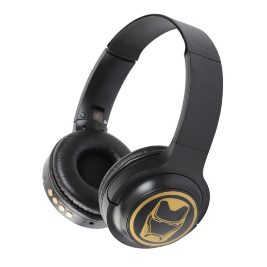 Marvel-Themed Bluetooth Gaming Headphones with Hulk, Spider-Man, Iron Man Design