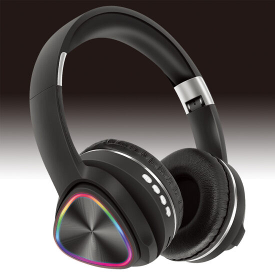  Z11 Wireless Bluetooth Headphones with RGB Lighting – Front View