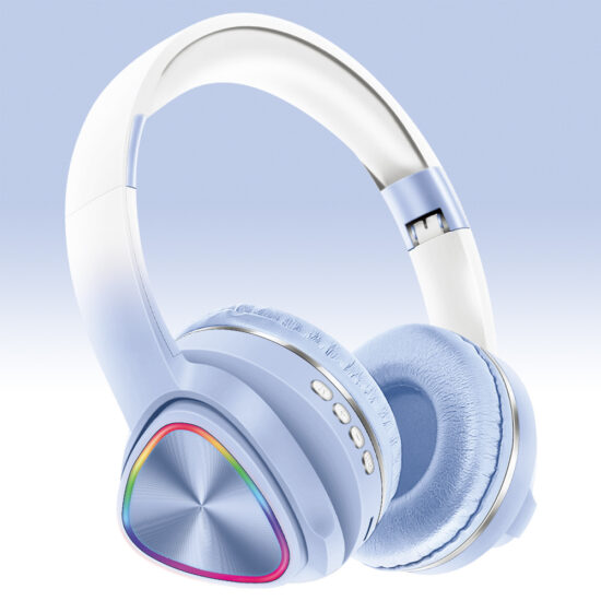  Z11 Wireless Bluetooth Headphones with RGB Lighting – Front View