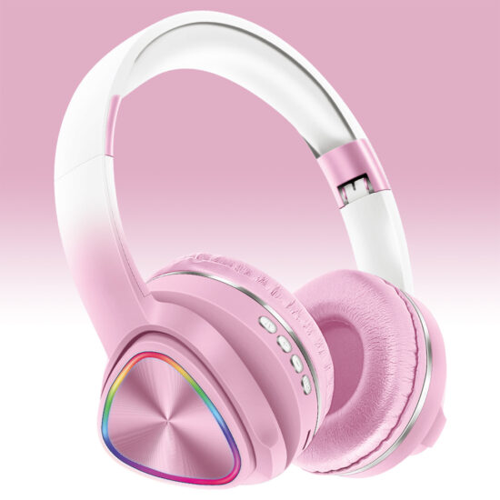  Z11 Wireless Bluetooth Headphones with RGB Lighting – Front View