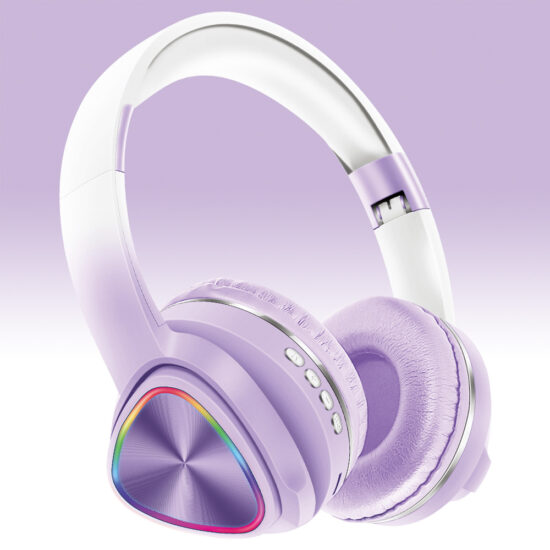  Z11 Wireless Bluetooth Headphones with RGB Lighting – Front View