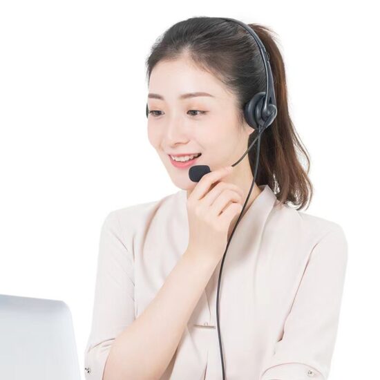 USB Wired Headset with Microphone – Over-Ear Headphones for Student Exams, Call Centers, Business Use & PC Audio Learning
