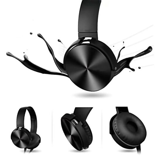  Stylish Wired Over-Ear Headphones with 3.5mm Jack for Mobile Use