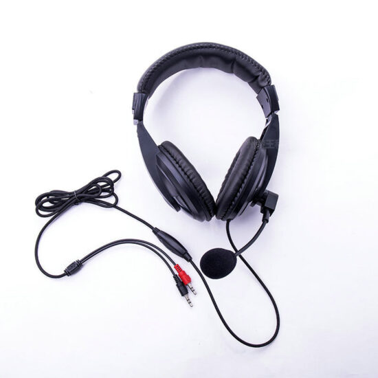 Wired 3988 Over-Ear Headset with Microphone for Desktop and Mobile