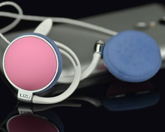  Wired Ear-Hook Stereo Headphones with Mic for Mobile Phone