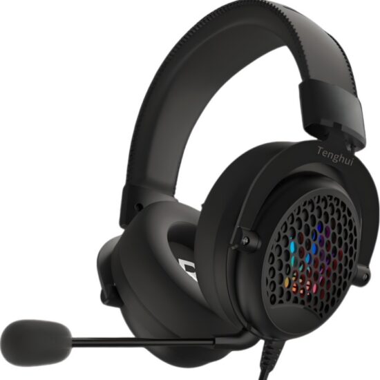 RGB Gaming Headset with 7.1 Surround Sound and USB/Type-C Connector for PC