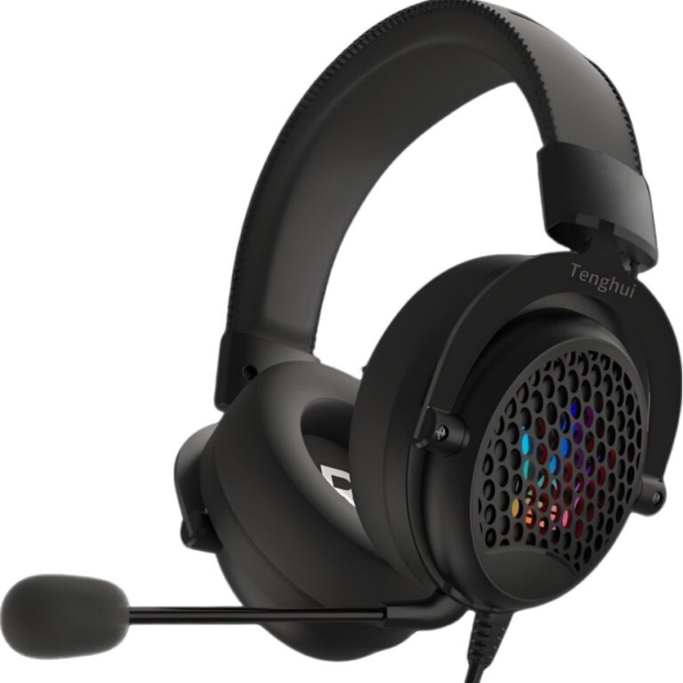 RGB Gaming Headset with 7.1 Surround Sound and USB/Type-C Connector for PC