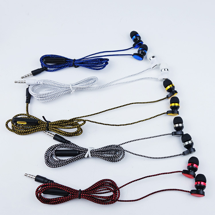3.5mm Wired In-Ear Sports Earphones with Microphone
