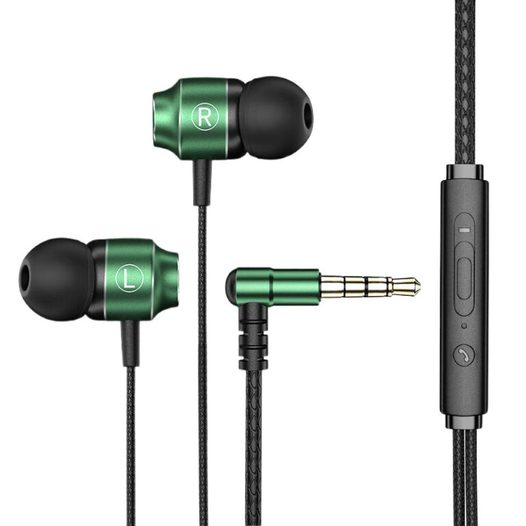 Wired In-Ear Gaming Earphones with 3.5mm L-Shaped Jack