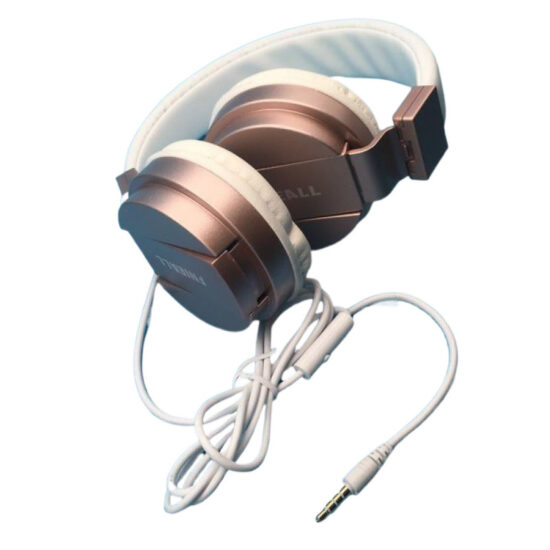 Wired Over-Ear Headphones with Type-C Connector and Built-in Microphone for Gaming and Music