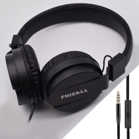 Wired Over-Ear Headphones with Type-C Connector and Built-in Microphone for Gaming and Music
