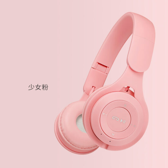 LED Wireless Bluetooth Headphones – Sporty & Stylish Over-Ear Design