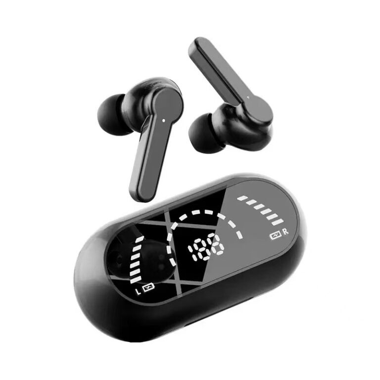 X65 TWS Wireless Bluetooth Earbuds with Mirror LED Display and Long Battery Life