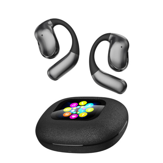 "YJ33 Wireless Bluetooth Earbuds with Real-Time Translator and Digital Display Screen"