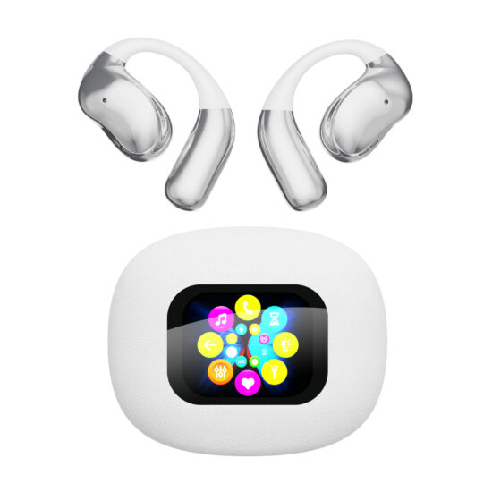 "YJ33 Wireless Bluetooth Earbuds with Real-Time Translator and Digital Display Screen"