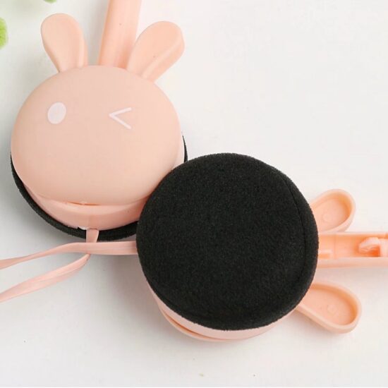 Yinbaoli KN-320 Cute Bunny Wired Headphones with Mic and In-line Controls